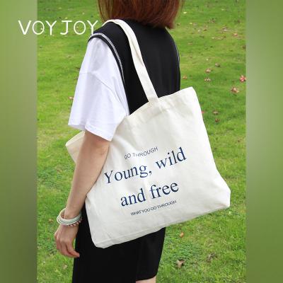 China Custom Copy Collapsible Folding Logo Reusable Tote Shopping Bags Plain Cotton Canvas Cheap White Empty Boutique With Logos for sale