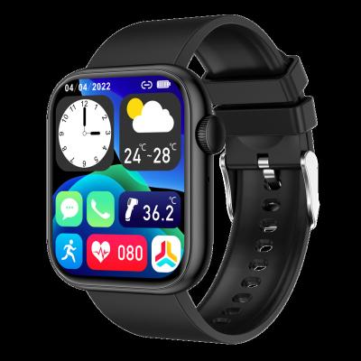 China 2023 Newest Touch Screen Smart Watch With Temperature Blood Pressure Monitoring BT Call Smart Bracelet QX7 for sale