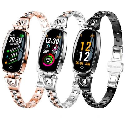 China Full Touch Screen Fashion Smart Wristband H8 Touch Screen Blood Pressure Monitoring Fitness Tracker Smart Watch H8 for sale