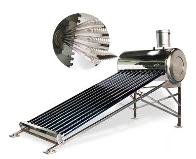 China 2021 UNIEPU Outdoor SUS Coil Solar Water Heater Fresh Water For Shower for sale