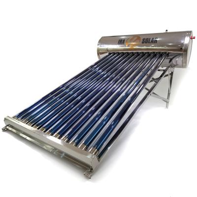 China OEM Surface Non-pressure Solar Water Heater Galvanized Steel Surface for sale