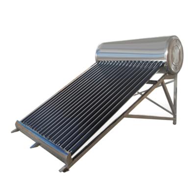 China Outdoor Non Pressure 160L Solar Water Heater With Adjustable Tubes And Supports Solar Calentador for sale