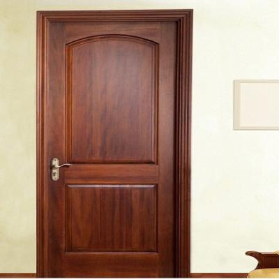 China Factory Price Modern Design Interior Solid Wood Main Swing Door for sale