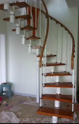 China Home House Adjustable Stringer Stairs Simple and Elegant Design, Solid Wood Treads, TS-95 for sale