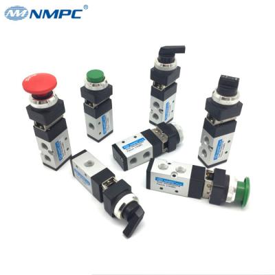 China 5/2 way general high quality hand valve M5/push button pneumatic valve mechanical air valve mSv series for sale