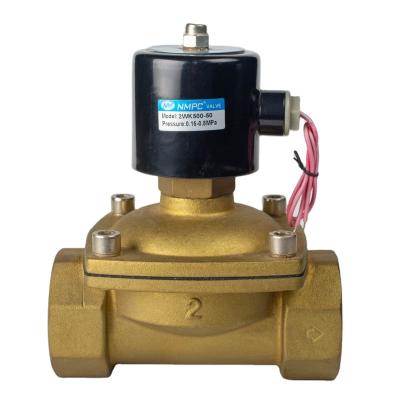 China General 2/2 Way 2W200-20 G3/4 Brass Direct Acting Solenoid Valve for sale