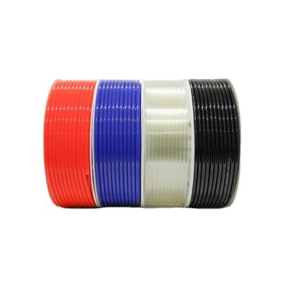 China Polyurethane PU Material 4mm Size 200 Meters Polyurethane Air PU Tube Pneumatic Hose for sale