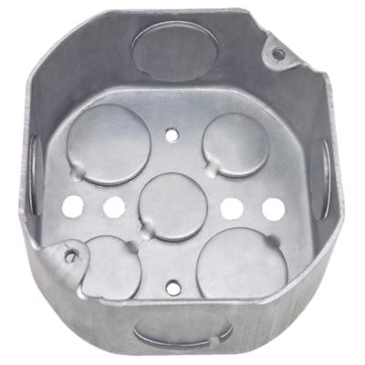 China Small Galvanized Steel Round Electrical Junction Box Price for sale