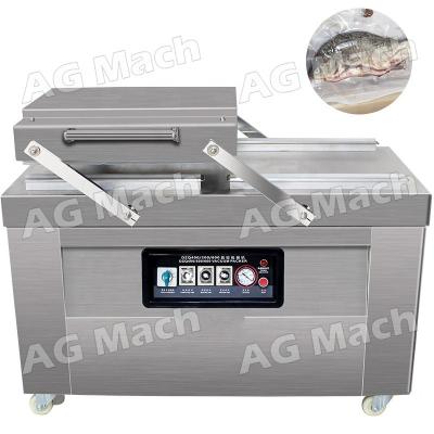 China Swing Vacuum Packaging Machine 400*10/2 Multifunctional Cover Double Chamber for sale