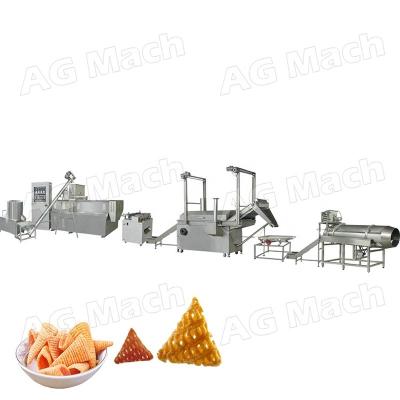 China Salad fries; Crispy rice; Puffed fish cakes; Multifunctional Puffe Bugle Chips Making Line Snack Processing Production Line for sale