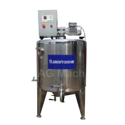 China Physical Fruit Juice Pasteurizer Milk Processing Machine Sterilization Stainless Steel Small for sale