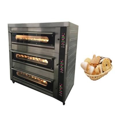 China Reliable Chinese Snacks Factory Pasta 6 Layer Oven Electric Oven With Steam for sale