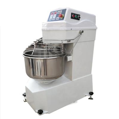 China Snack Factory Stainless Steel Cake Flour Mixer Machine Baguette Spiral Food Mixer for sale