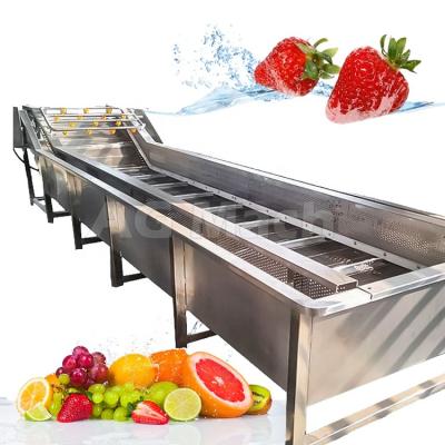 China fruit & Vegetable Ginger Potato Bubble Cleaning Machine Durable Oysters Washing Making Line for sale