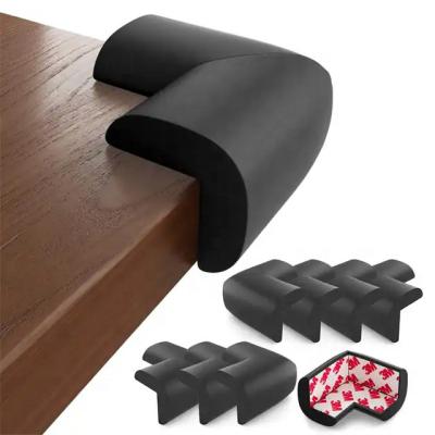 China Home Application Child Proof Corner Protectors with Double Sided Tape Adhesive Corner Guard Baby Safety Furniture Bumper Corner Cushions for sale