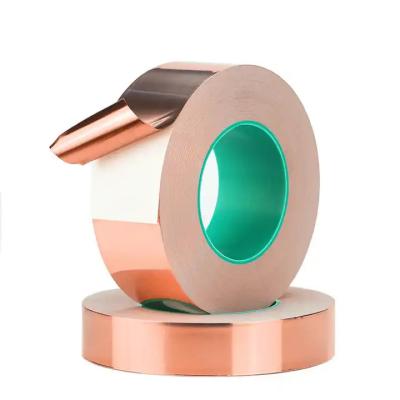 China Heat-Resistant Single Sided 2mm Copper Tape EMI Self Adhesive Copper Foil Tape for sale