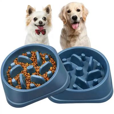 China Sustainable Bite-Resistant Slow Eat Dog Bowl Puzzle Dog Slow Feeder for sale