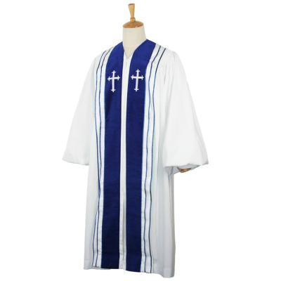 China Wholesale graduate gown church robes for pastors church pulpit robe for sale