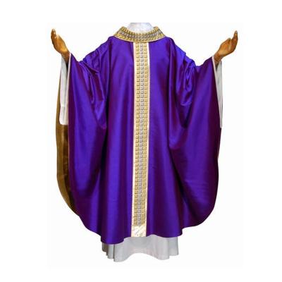 China Church Use Custom Fiddleback Chasuble OEM Fiddleback Chasuble for sale