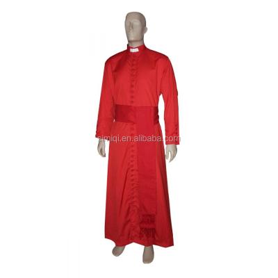 China Modern Wholesale Fluted Dull Choir Robe-Adult Church Clothing Clergy Cassock for sale