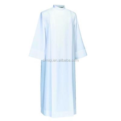 China Lectern (Clergy) Modern Robe White Surplice Cassock With Cincture for sale