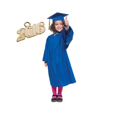 China Wholesale Kindergarten Graduation Gown School Price With Hats As Long Graduation Gown for sale