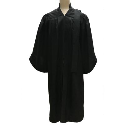 China Traditional Lawyer Modern Wholesale High Quality Long Legal Robe Gowns for sale