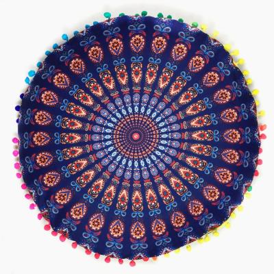 China Wholesale Beautiful Large Mandala Meditation Massage Round Cushion Pillow Seat Floor Cushions for sale