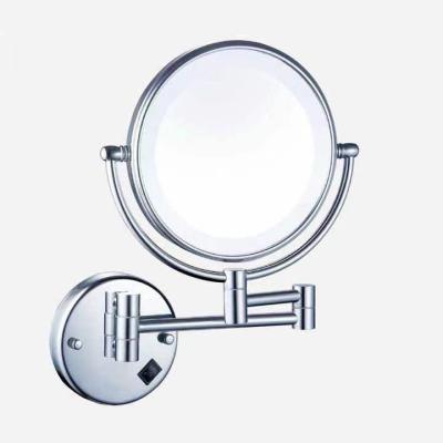 China New 360 Swivel 2023 Bathroom Makeup Mirror Custom Style Metal Wall Mounted Small Magnifying Makeup Mirror for sale