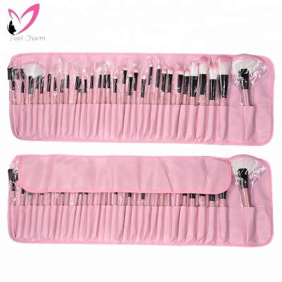 China Angular Blush High Quality Inexpensive Makeup Brush Gift Set Of 10 Eco Makeup Brushes Big Prettiest Color 32pcs Pink Female Nice for sale