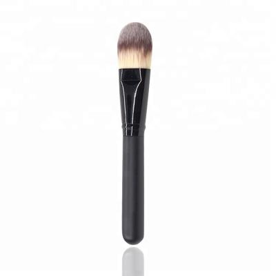 China free sample skin-friendly black handle private label wood base brush for sale