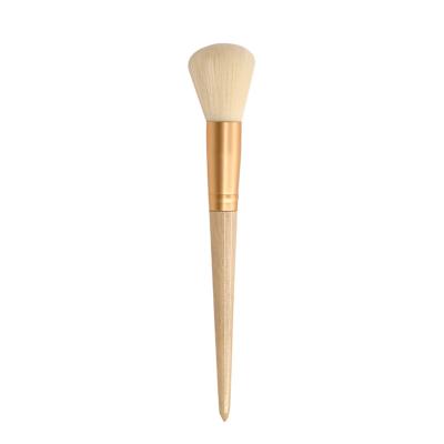 China Single Bamboo Private Label Makeup Brush Basic Goat Hair Skin Friendly for sale