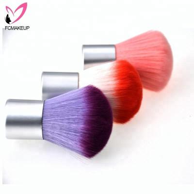 China New Factory Supplier BLUSH Synthetic Big Mushroom Head Powder Kabuki Makeup Brush By Clear PVC Boxed for sale