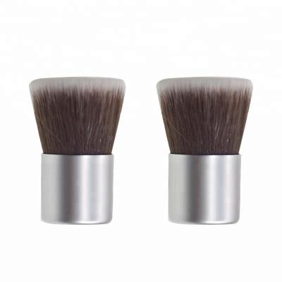 China Smudge Brush Feel Charm Custom Logo Mini Kabuki Flat Top Makeup Brush for Baby for sale