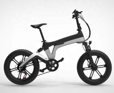 China Magnesium alloy high quality fat tire folding electric bicycle 20inch 500W 750W 1000W electric bike from china factory for sale