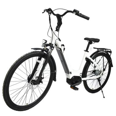 China Fashion City Multi-Mount Electric Bike 27.5 Inch Ladies Ebike 48V10Ah Mid Moter Electric Bicycle Bike For Adult 250-350W for sale