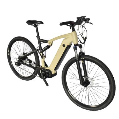 China USB 48V Mountain Bike 500W Ebike Full Suspension Electric Mountain Bikes Electric Bicycle for Adults for sale