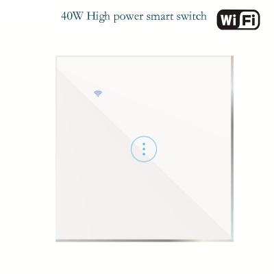 China pc& Pannle Factory Direct Selling ALEXA Google Voice Control Graffiti 40A High Power WiFi Switch Air Conditioner Glass Smart Switch for sale