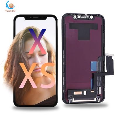 China Repairing high quality factory wholesale faulty touch screen lcd oled display screen for iphone x/xs,replacement for iphone x/xs oled d touch scree lcd display for sale