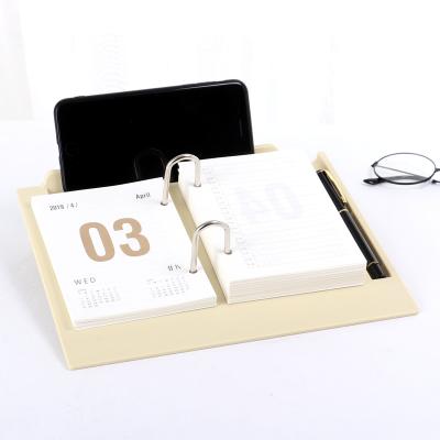 China Table File Latest Customized Calendar With Plan Book Notepads Style for sale