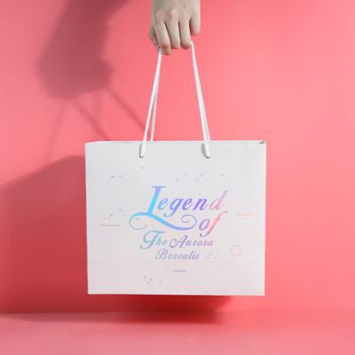 China paper & Cardboard Logo Luxury Gift Custom Printing Reusable Paper Shopping Bag for sale