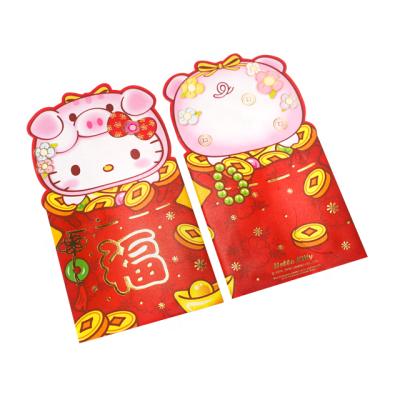 China Recyleable Customized Hong Bao Red Packet Designed For Chinese New Year for sale