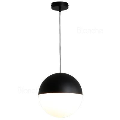 China Modern Drop Shipping Nordic Glass Ball Pendant Lights Black Hanging Lamps Trace Fixtures For Kitchen Living Room Bedroom Chandelier Ligh for sale