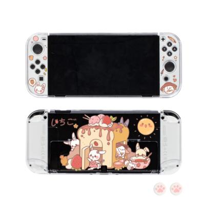 China Protective Colors PC Hard Case Shell Skin Case Cover Device For Nintendo Switch OLED Console Cover Case for sale