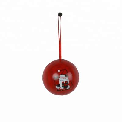 China Cheap Red Christmas Ball Hangings Tin Balls Hanging Ornaments Manufacturer Wholesale for sale