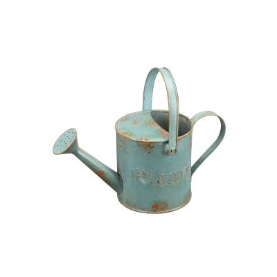 China Garden decoration hot sale irrigation craft old rusty metal shabby watering cans with handle wholesale for sale