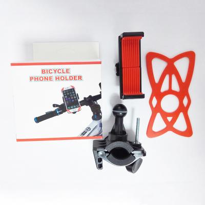 China Bike mount with silicone bands wholesale good quality adjustable bike phone holder with silicone bands for sale