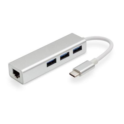 China Computer Cable Ethernet RJ45 Converter Lan Type C Network Adapter For Apple MacBook for sale