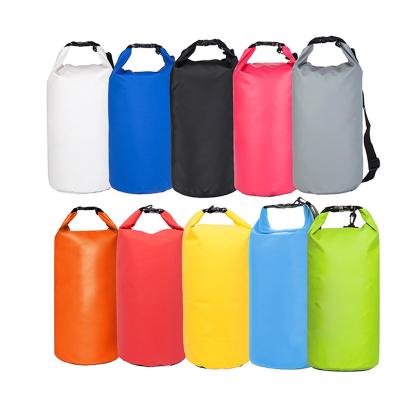 China Logo Printing Shoulder Strap 500D PVC Tarpaulin Outdoor Waterproof Backpack Dry Bag 2L for sale