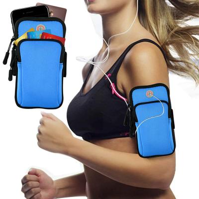 China Breathable; lightweight ; PVC touch screen; Reflexive ; Super Slim Universal Sports Armband With Earphone Jack Fitness Arm Bag Compatible For iPhone X 8 7 for sale